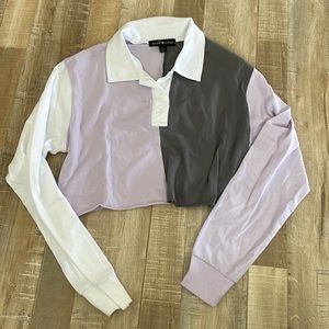 Long sleeve crop top